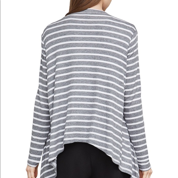 Bcbg Angela wrap gray and white stripe - Picture 3 of 5